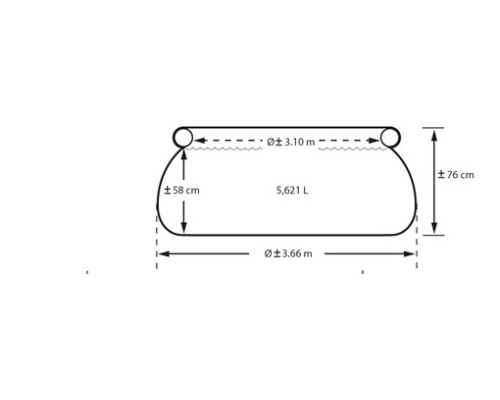 Надувной бассейн Intex EASY SET 366x76 см, арт. 28130